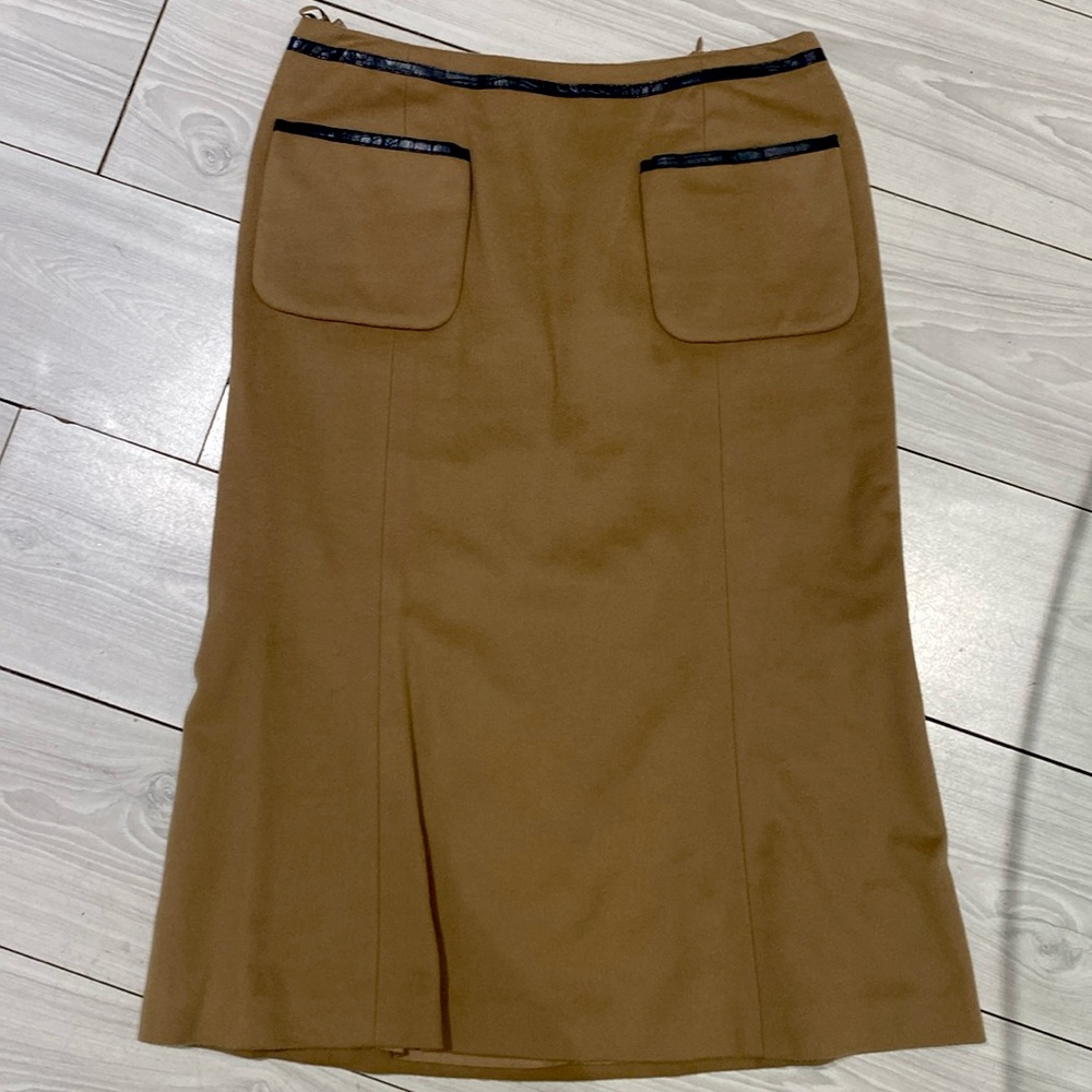 Max Mara 2002 collection cashmere whool skirt size 42